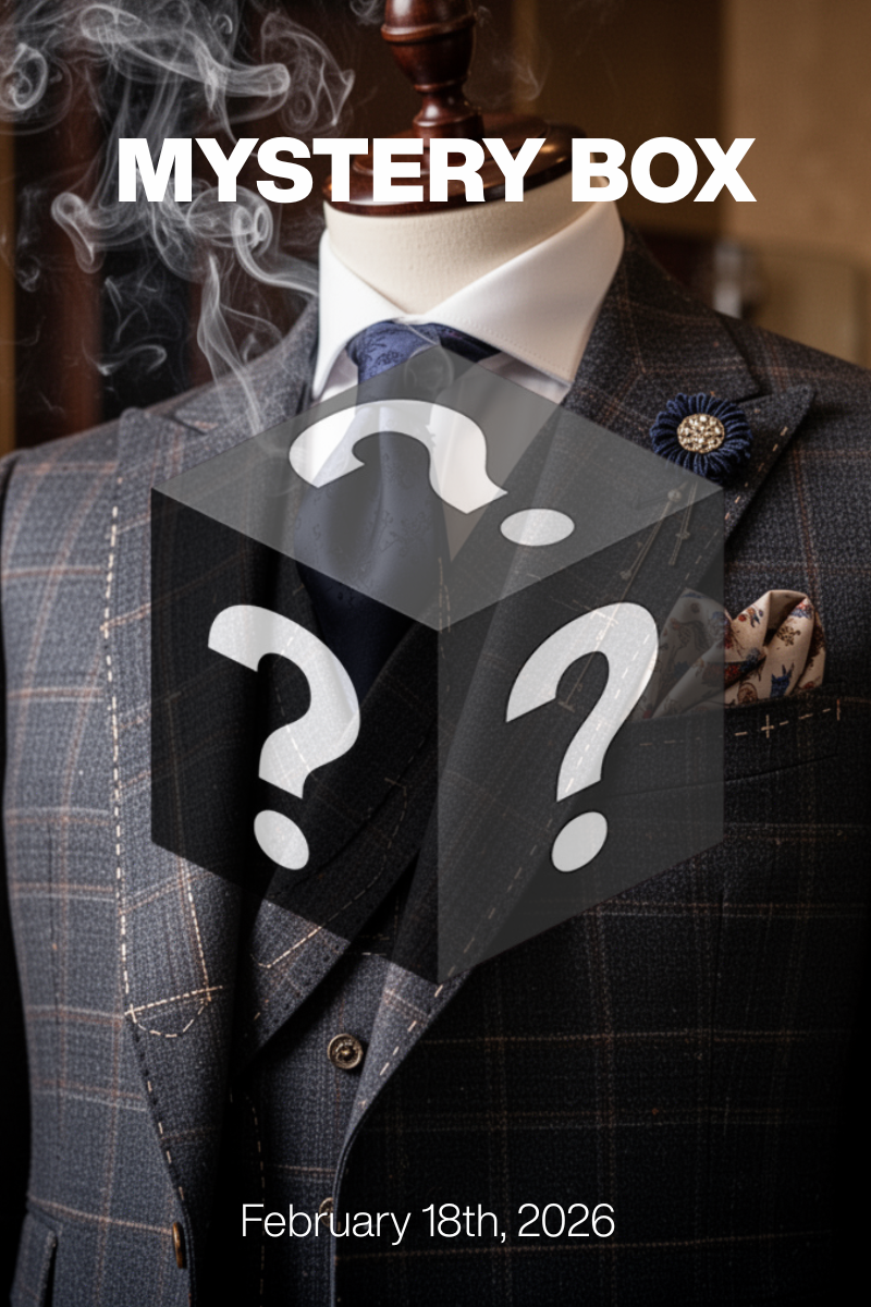 MYSTERY BOX Feb 18th, 2026: Smoke Tailoring at $79/$99 + Designer Shoes $30