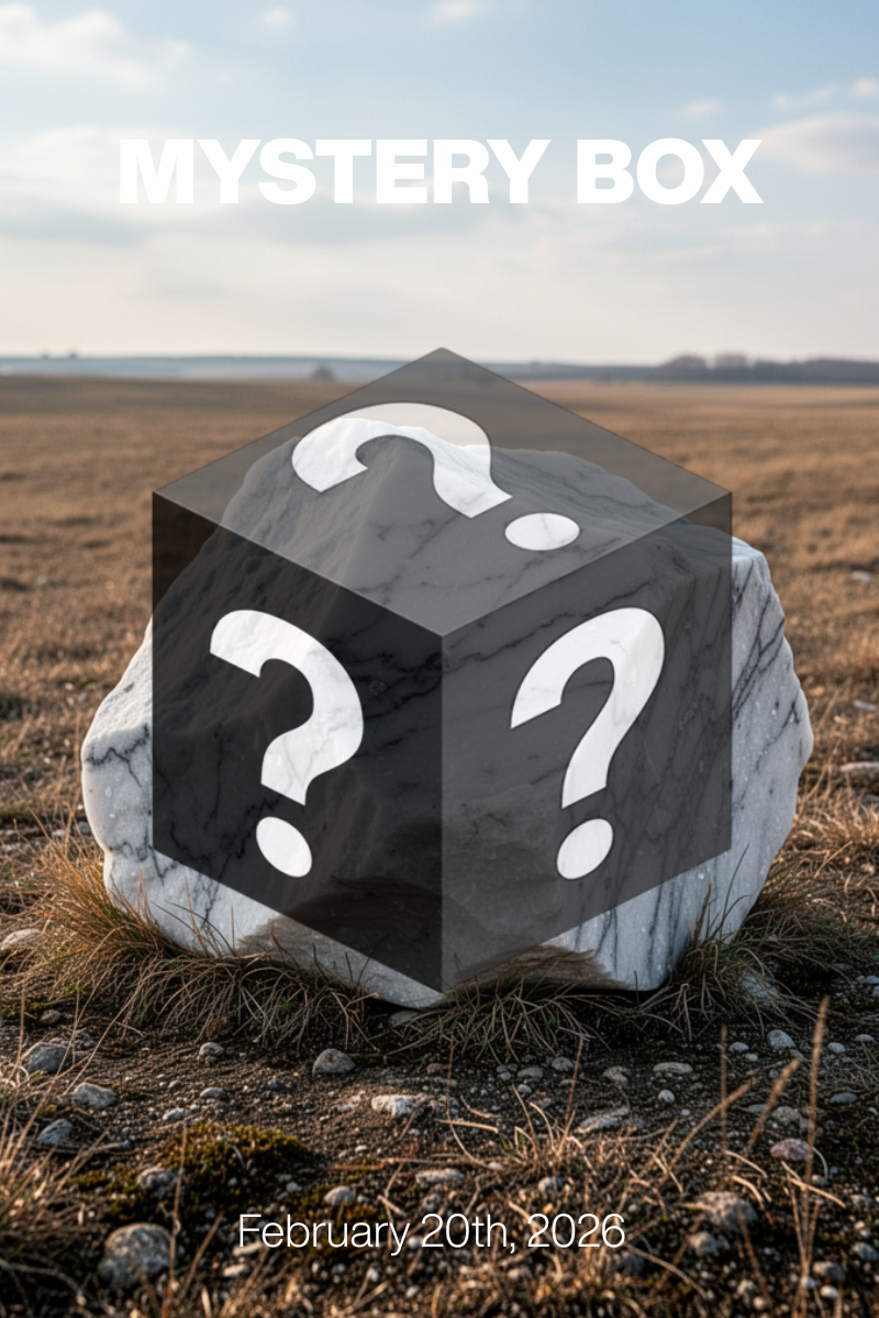 MYSTERY BOX Feb 20th, 2026: Marble Drape at $79/$99 + Designer Shoes $30