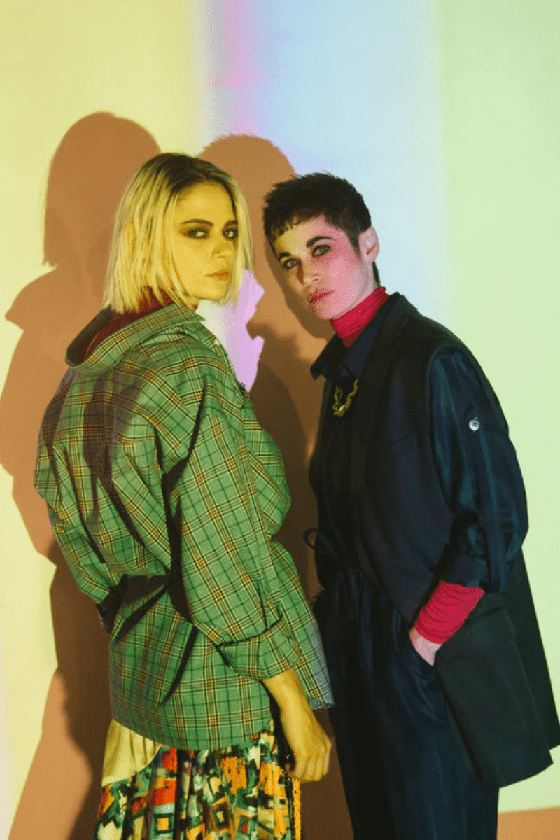 Models in The Tailory's Technicolor Subculture