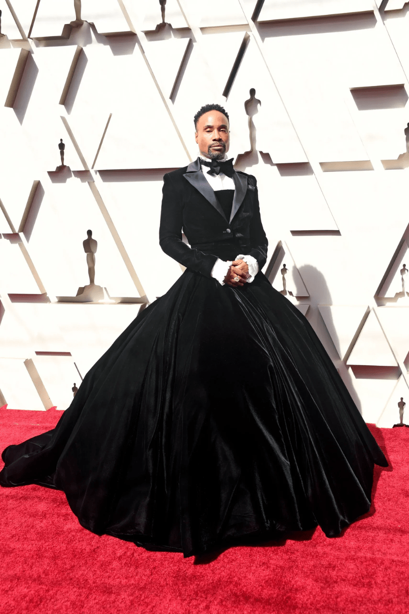 Billy Porter on the red carpet at the 91st Academy Awards