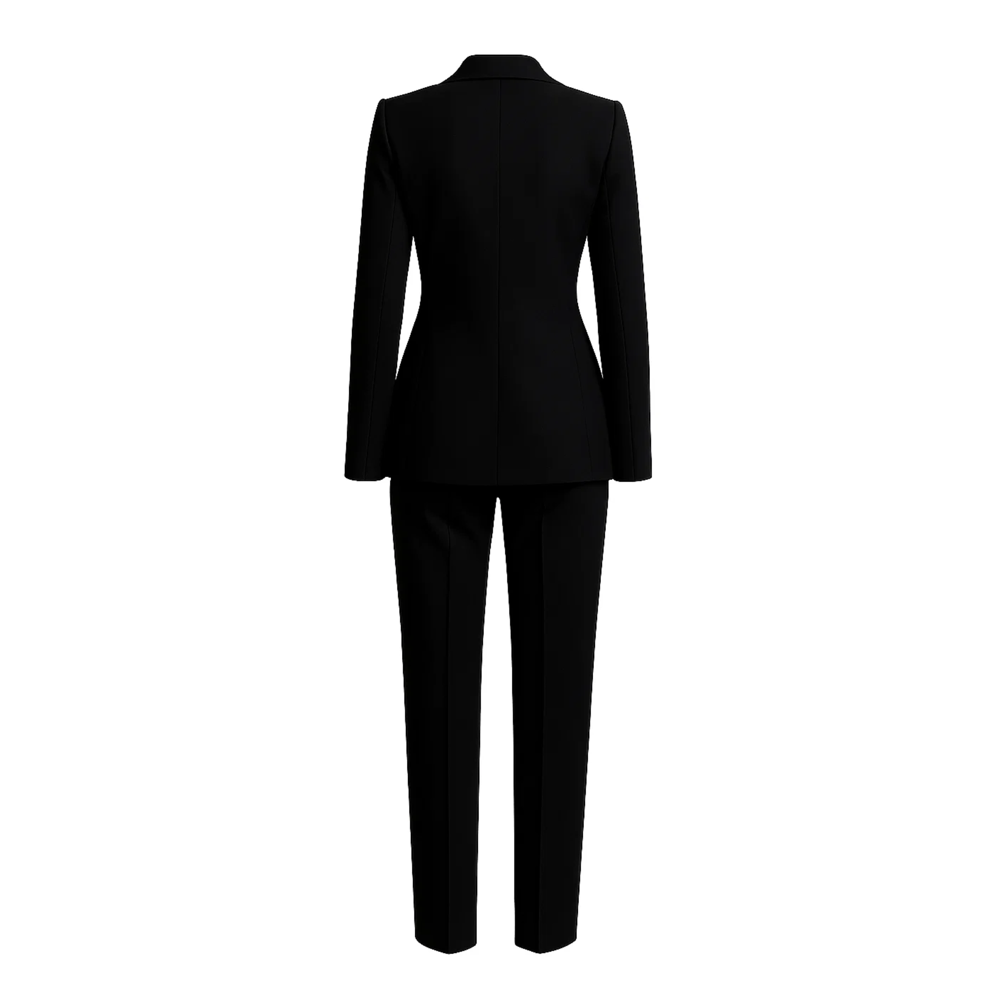 Black Fitted Wedding Tuxedo