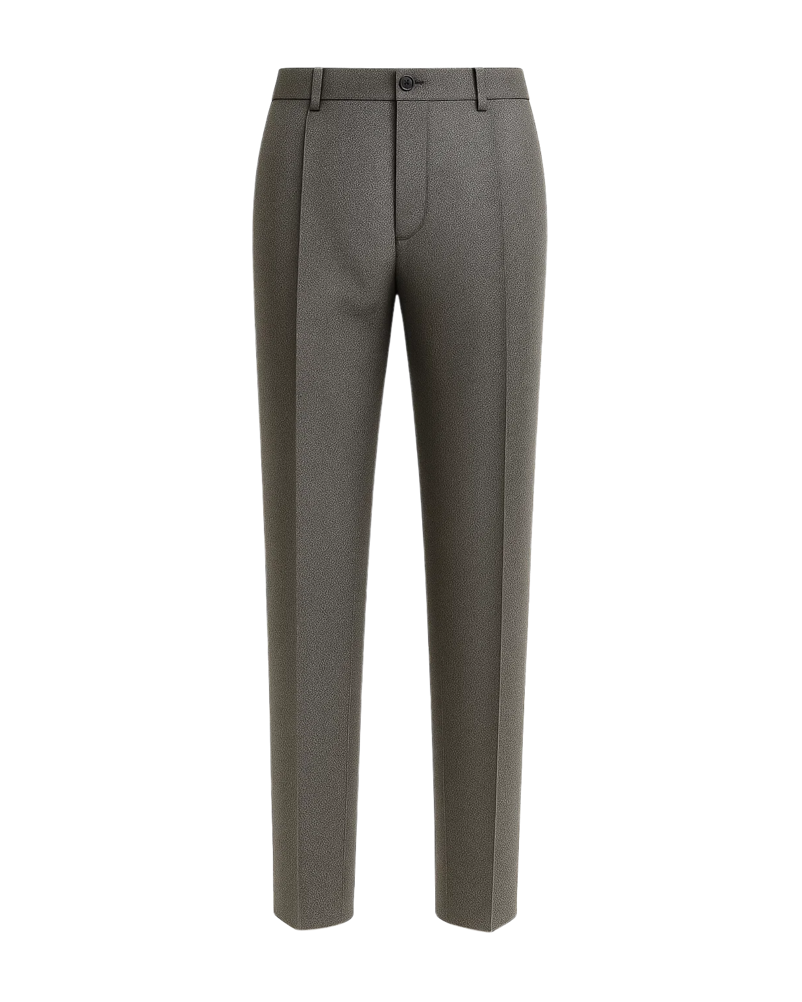 Men's Charcoal Gray Dress Pants Trousers featuring a tailored slim fit with a flat front, belt loops, and a smooth finish for refined formal and business wear.