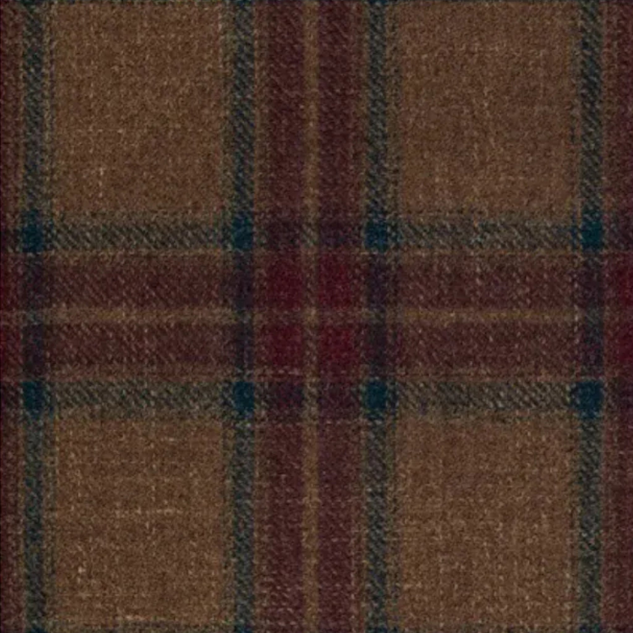 The Vendemmia Camel Plaid Greatcoat | Military Double-Breasted | Full Canvas Construction