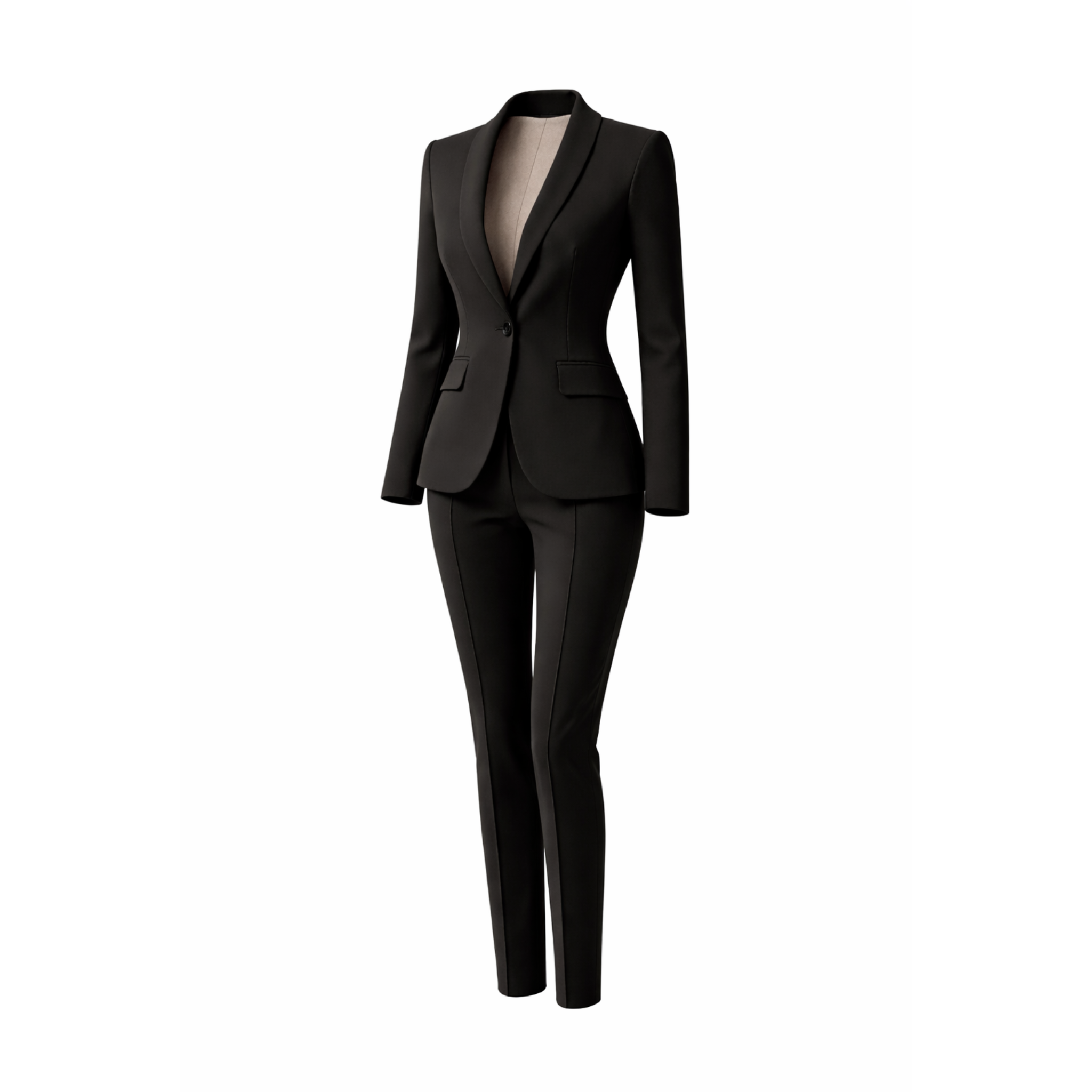 Women's Wearhouse| Women's Black Fitted Wedding Suit