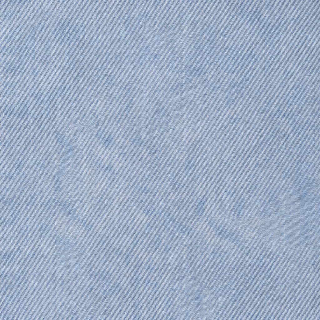 Loro Piana Light Wash Barrel Leg Wool Cashmere Blend Jeans