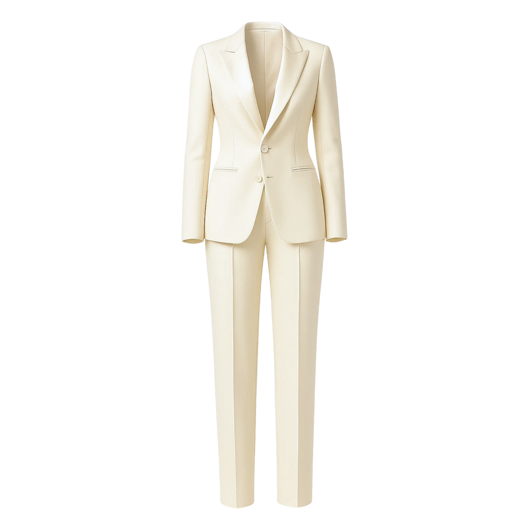 The Tailory New York Ivory Fitted Wedding Tuxedo, 36 The Tailory New York Ivory Fitted Wedding Tuxedo, 36