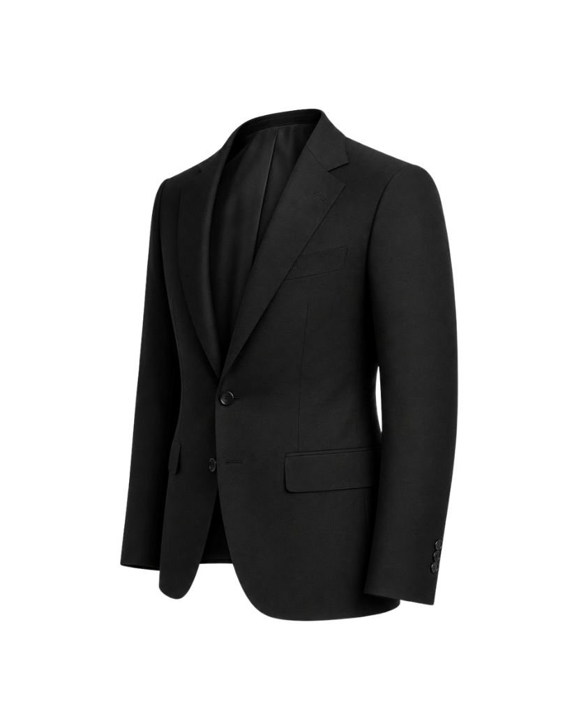 Black Loro Piana blazer side view