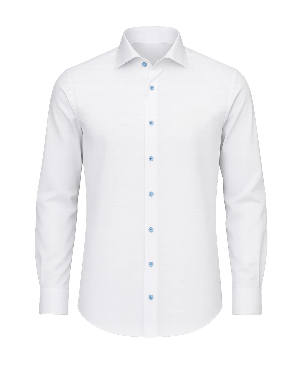 Men's White Classic Dress Shirt