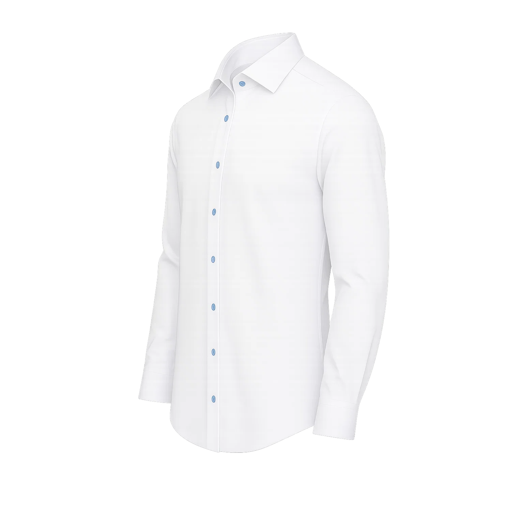 Men's White Classic Dress Shirt