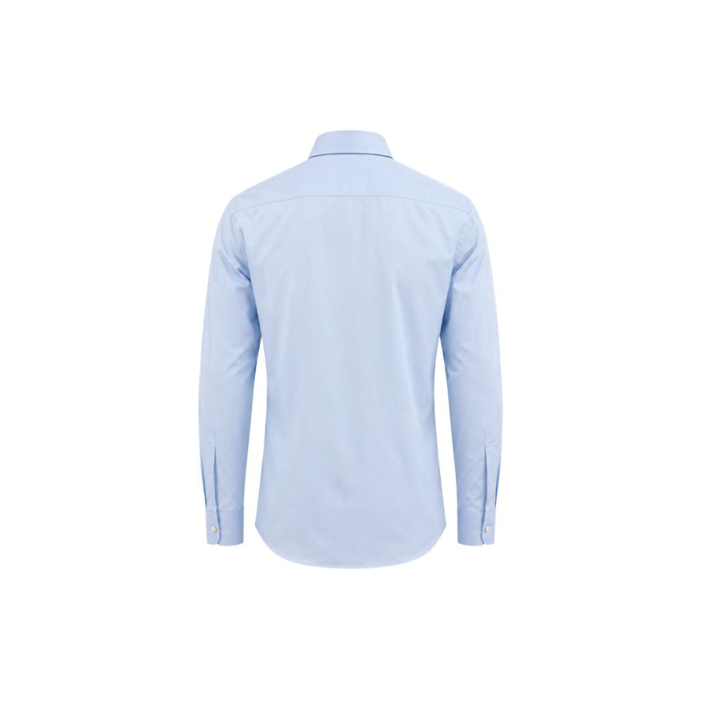 Light blue shirt on a white background