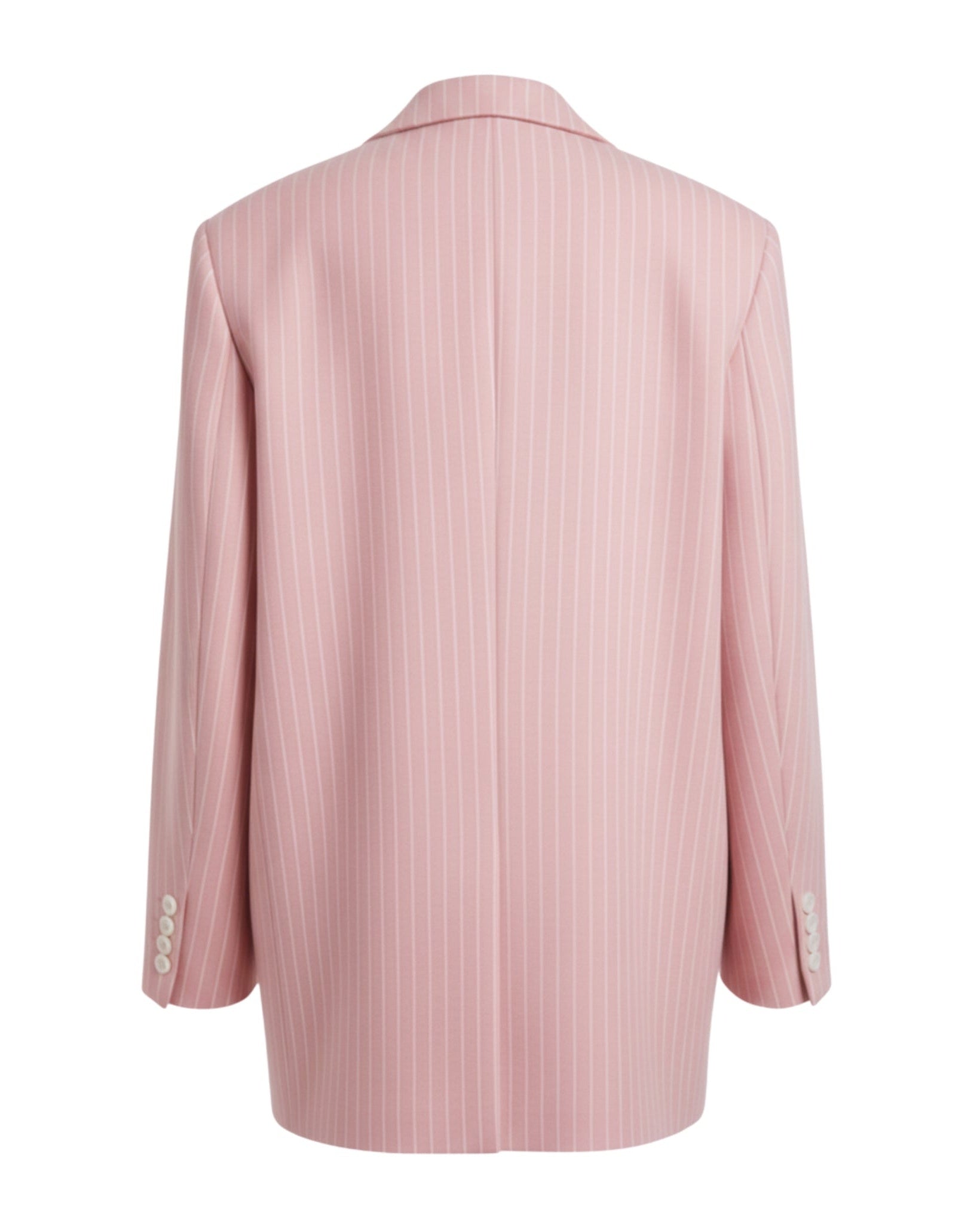 Tailory baby pink oversized blazer back view