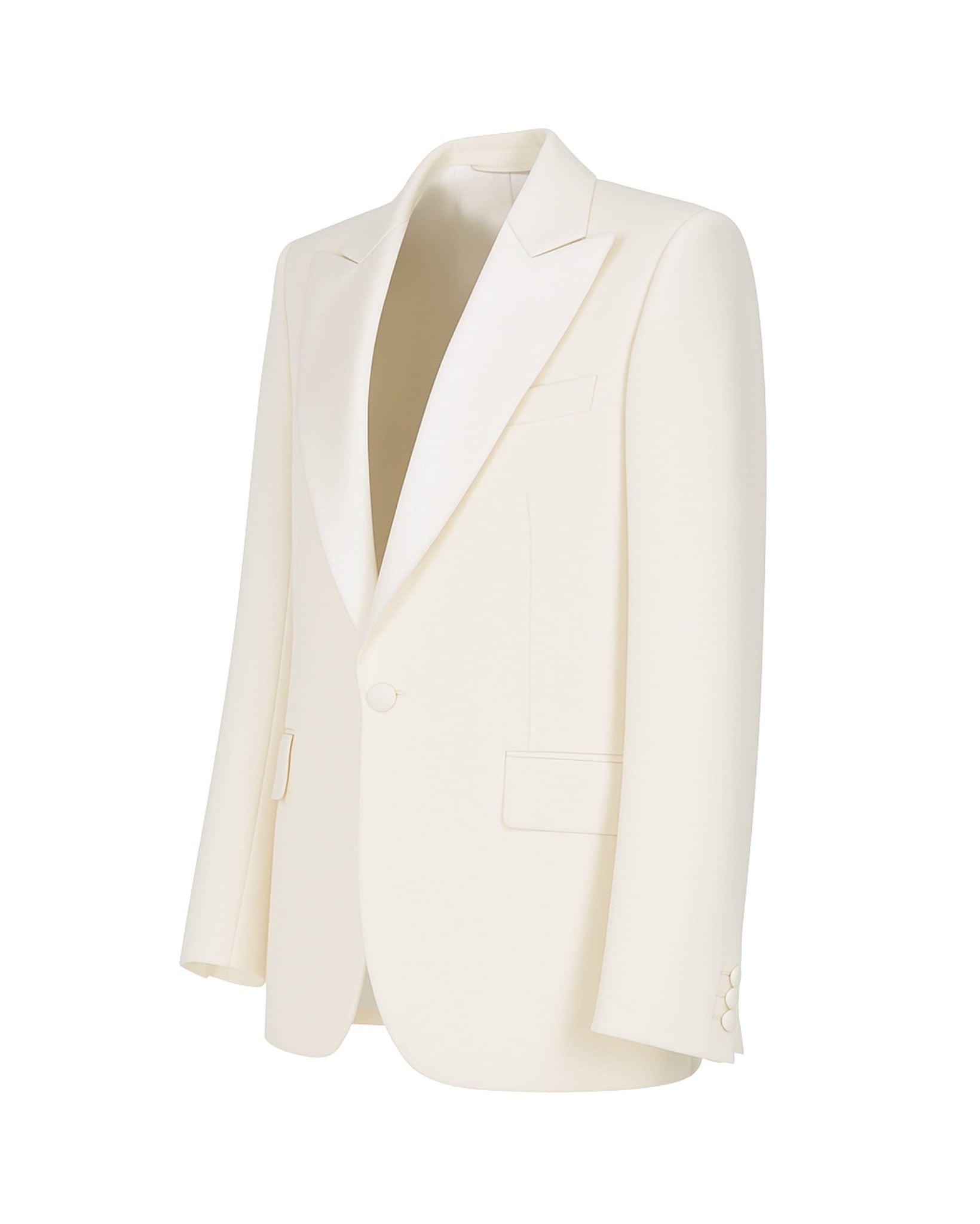 Tailory ivory tailored blazer single-button side view