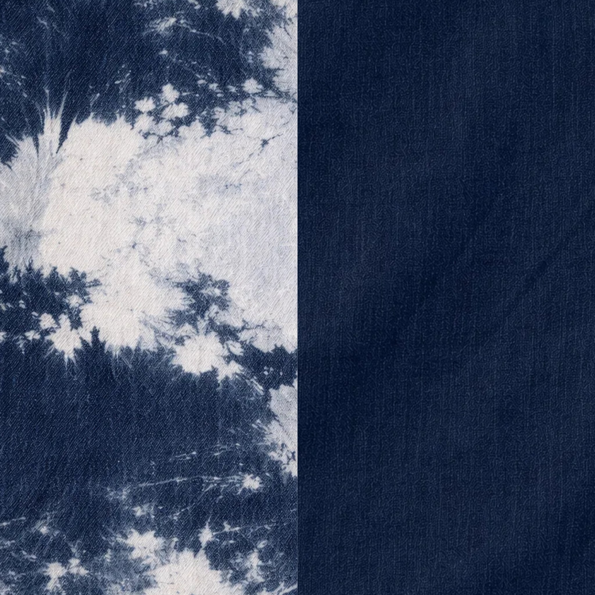 Tailory blue denim dress contrast fabric detail