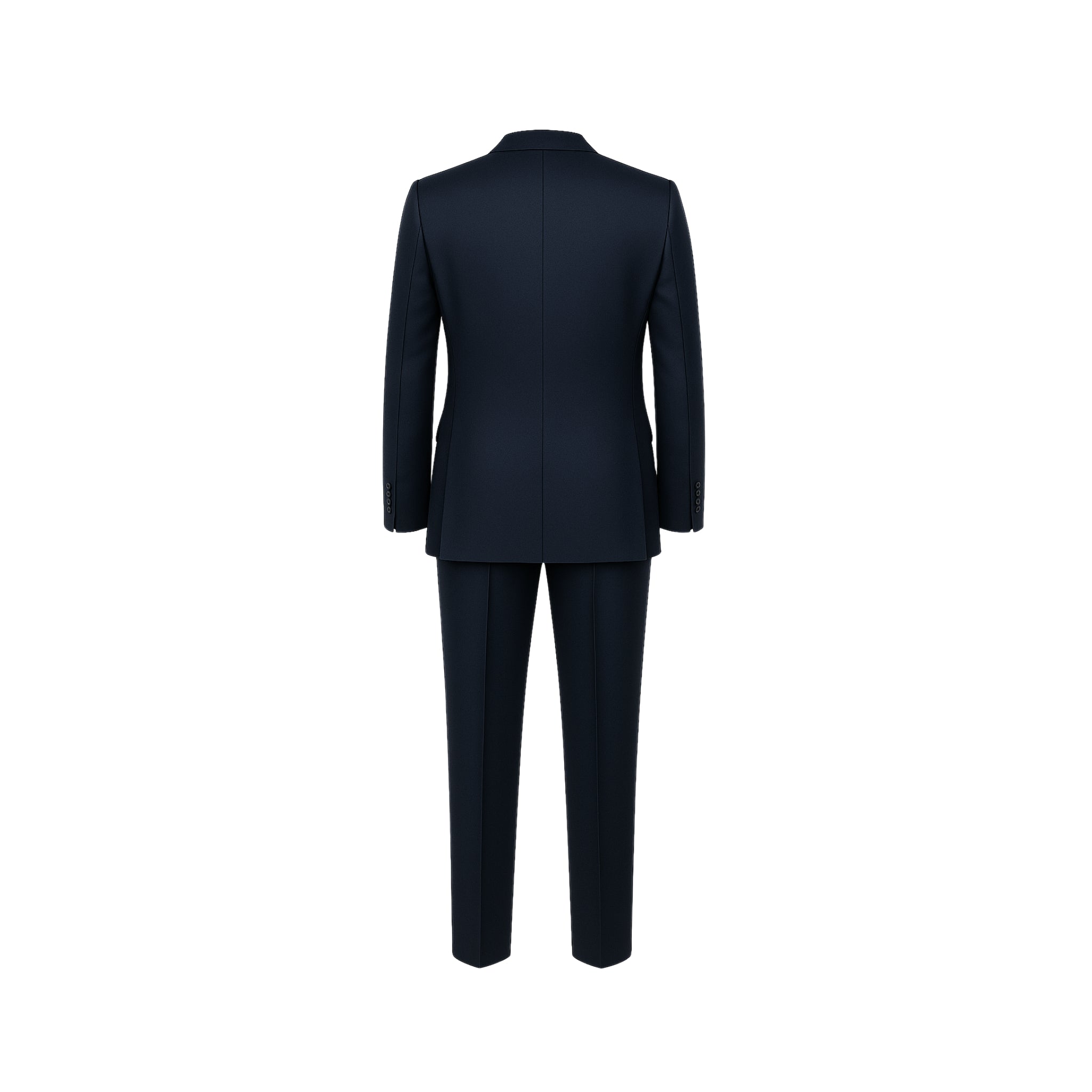 Tailory navy everyday wool suit back view