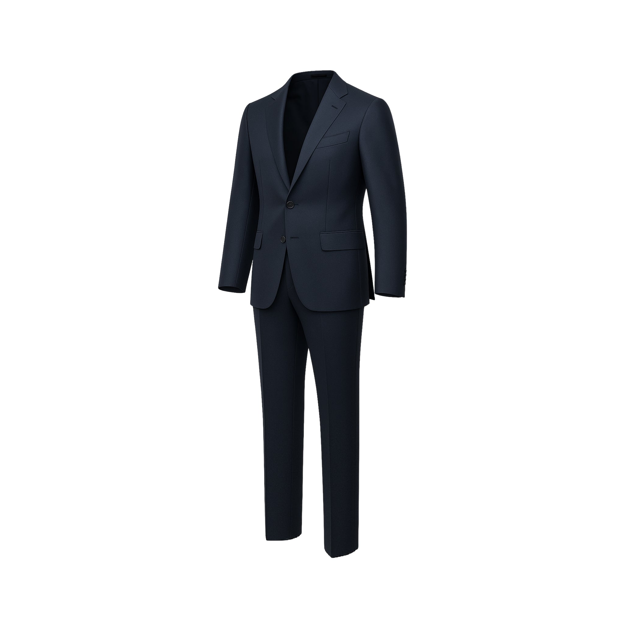 Tailory navy everyday wool suit side view