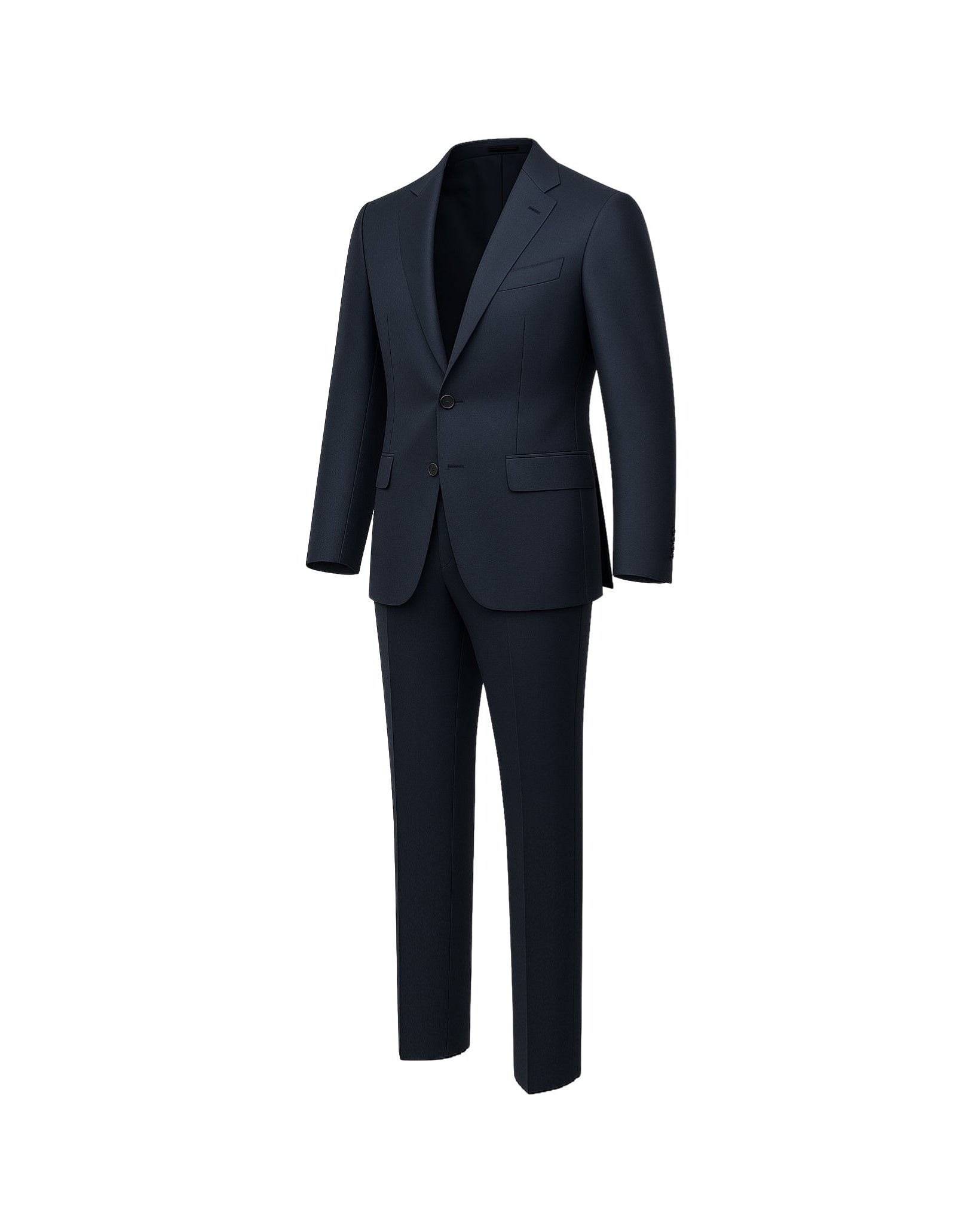 Tailory navy everyday wool suit side view