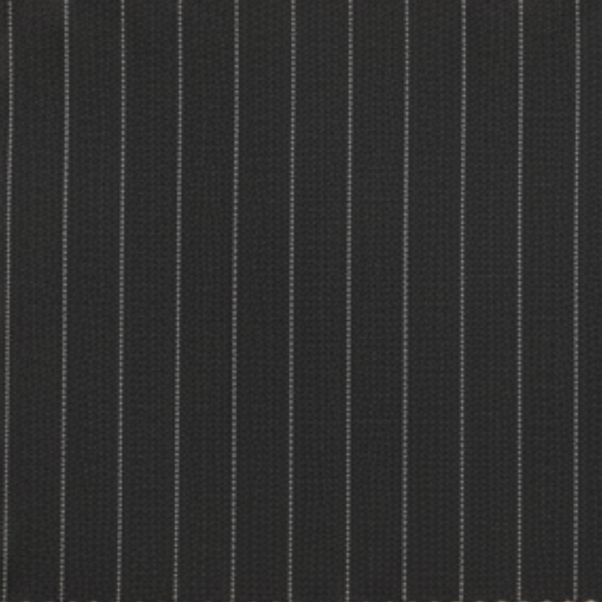 Tailory charcoal pinstripe suiting fabric swatch