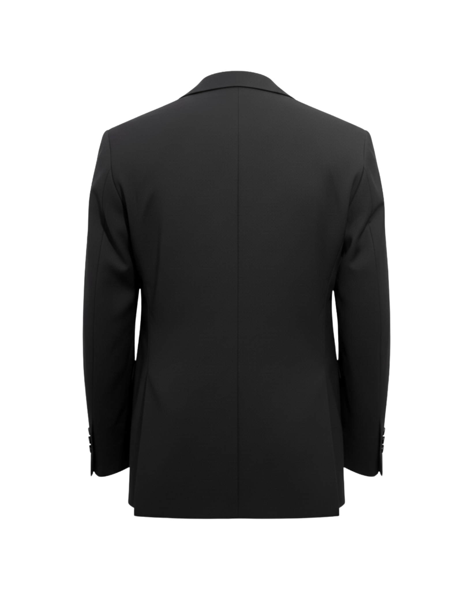 Tailory black tailored single-button jacket with pink lining back view