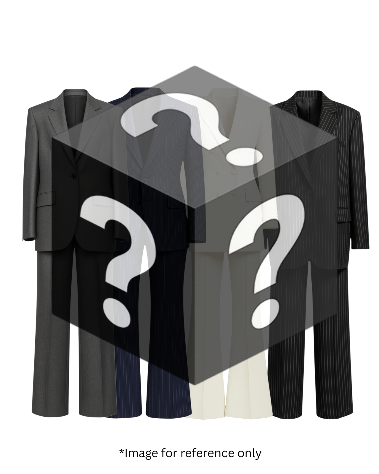 Tailory multicolor mystery suit set placeholder front view