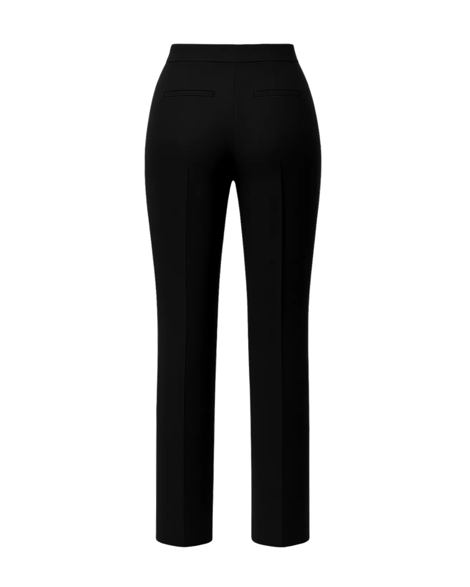 Tailory black tailored dress pants high rise back view