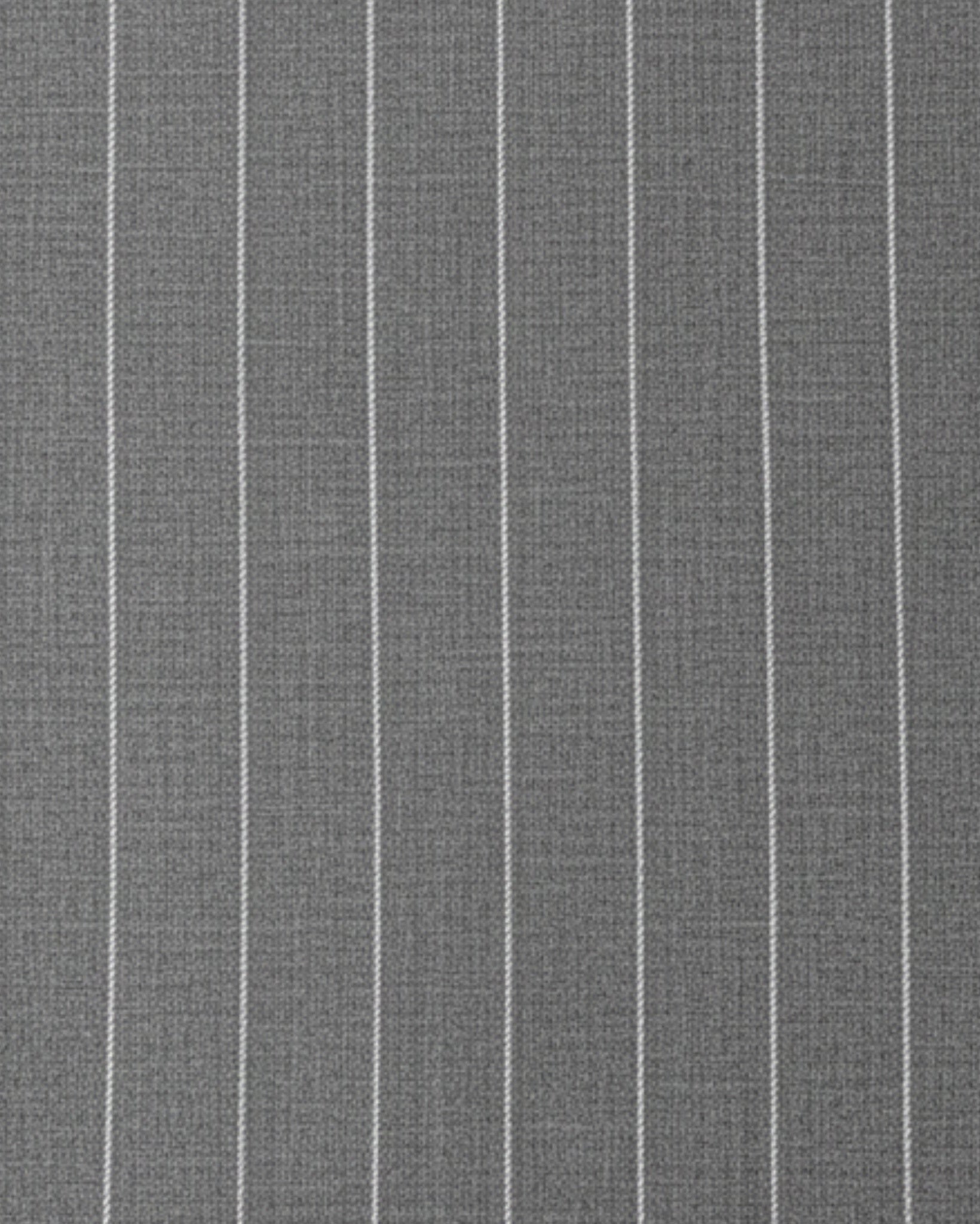 Tailory grey white pinstripe suiting fabric swatch