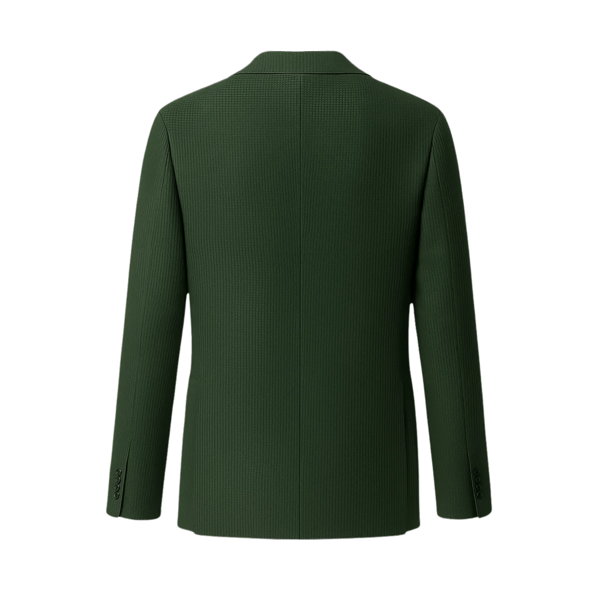 Tailory green textured wool sport coat back view