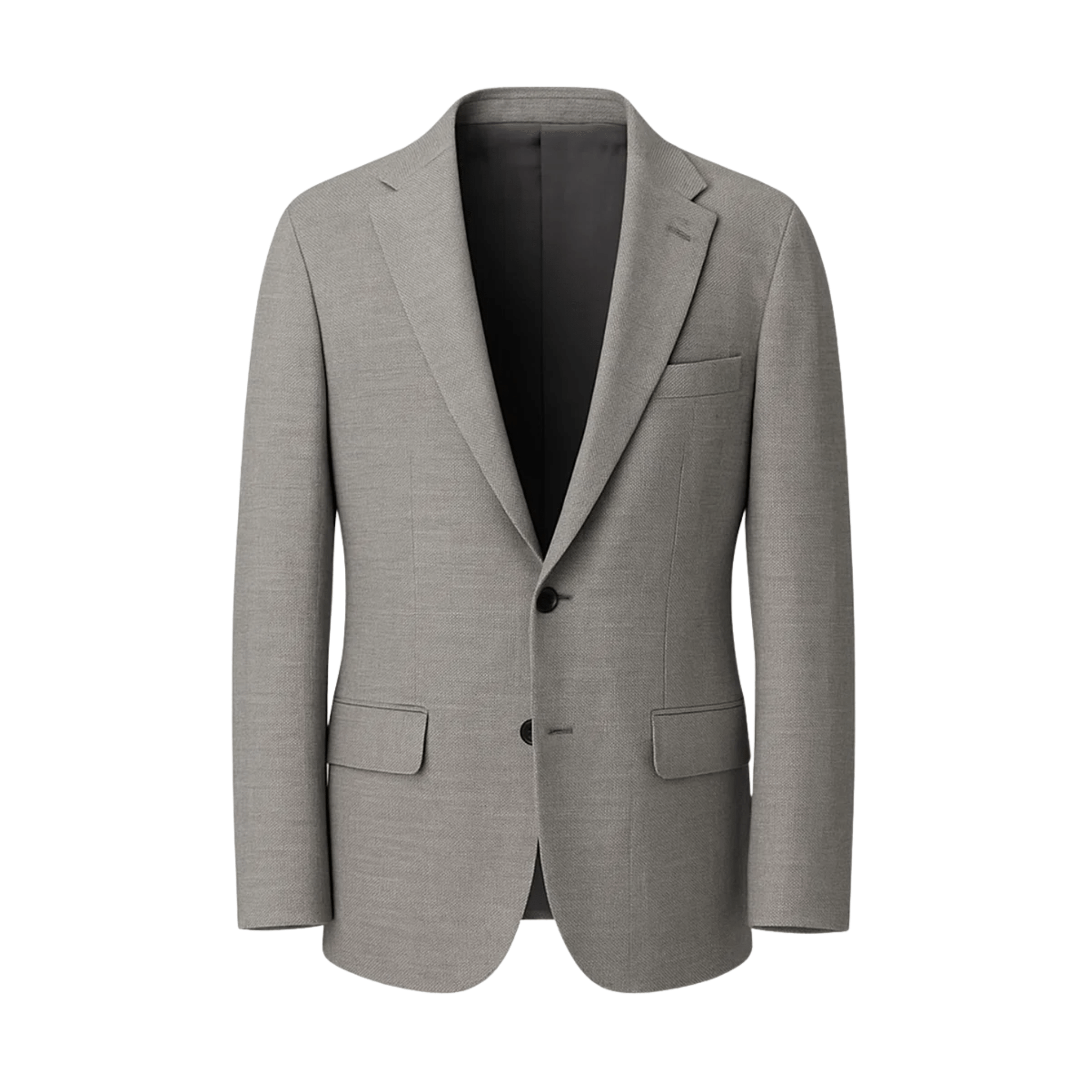Tailory grey two-button suit jacket front view