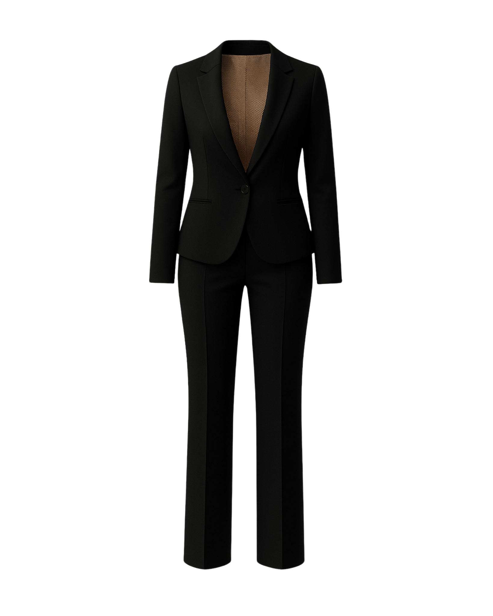 Tailory_Suit_Black_Bridal_TwoPiece_SatinLapels_FrontView