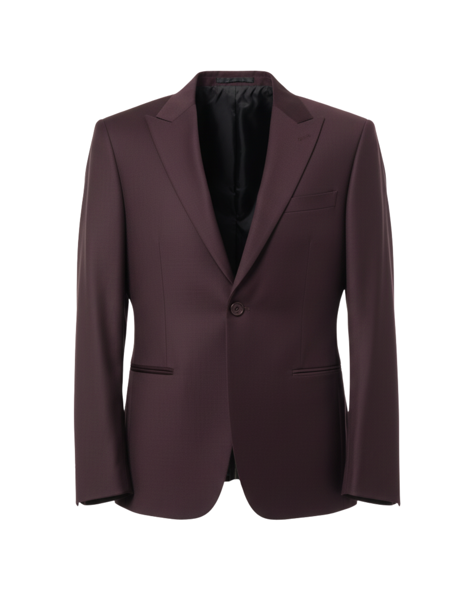 Tailored Blazer Burgundy SingleButton FrontView