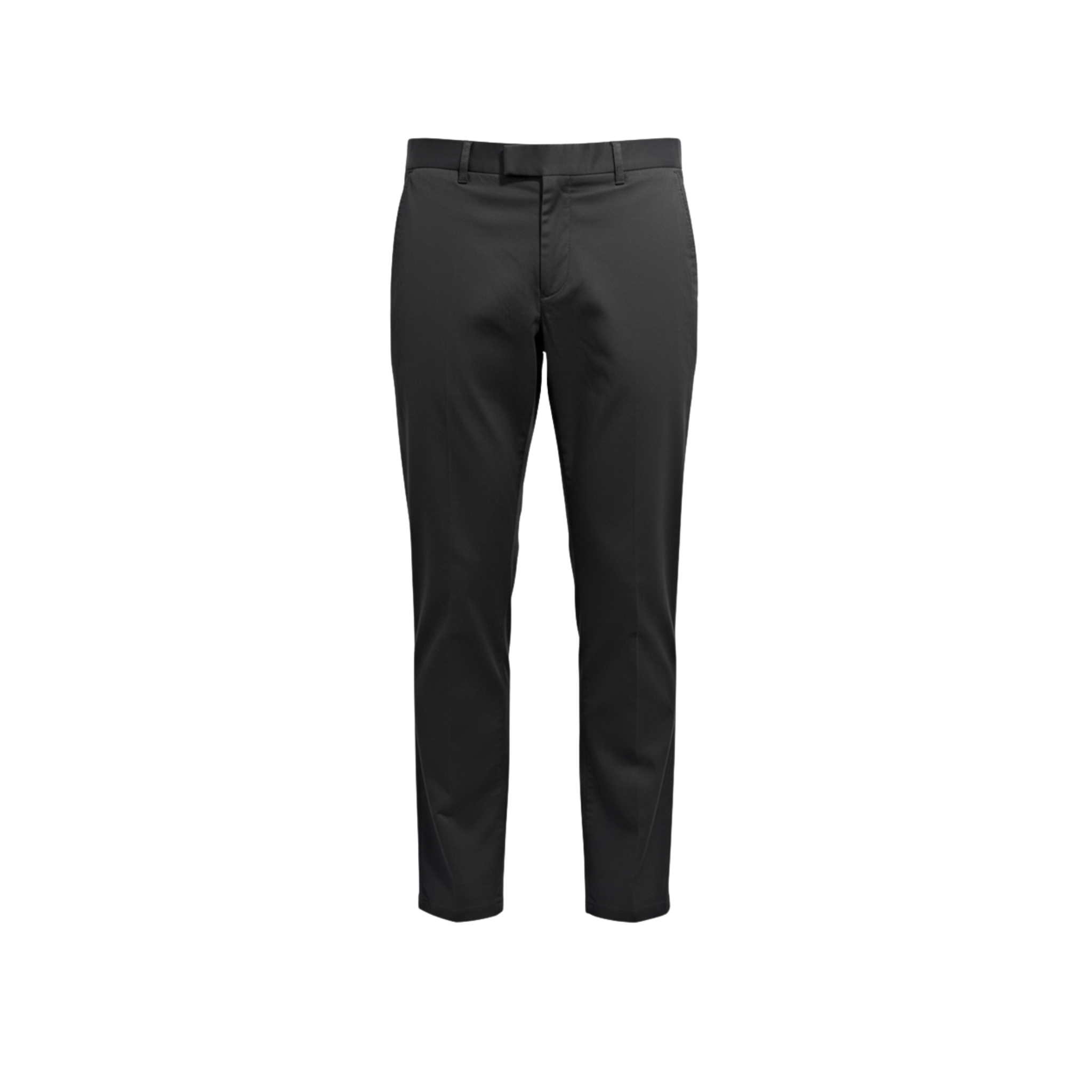 Tailory dark charcoal tailored chino trousers front view