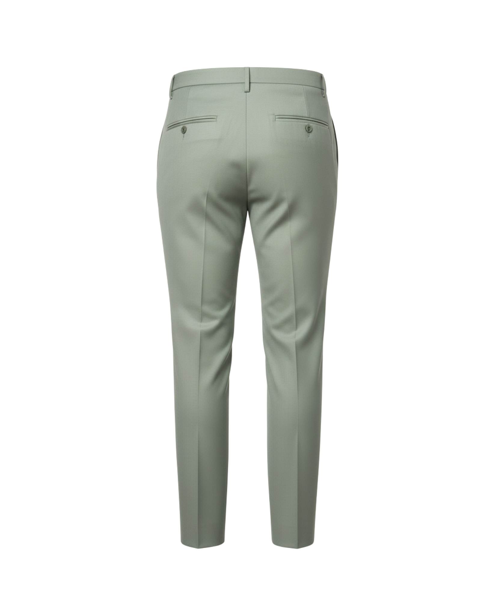 Tailory Sage Flat Front Trouser back view