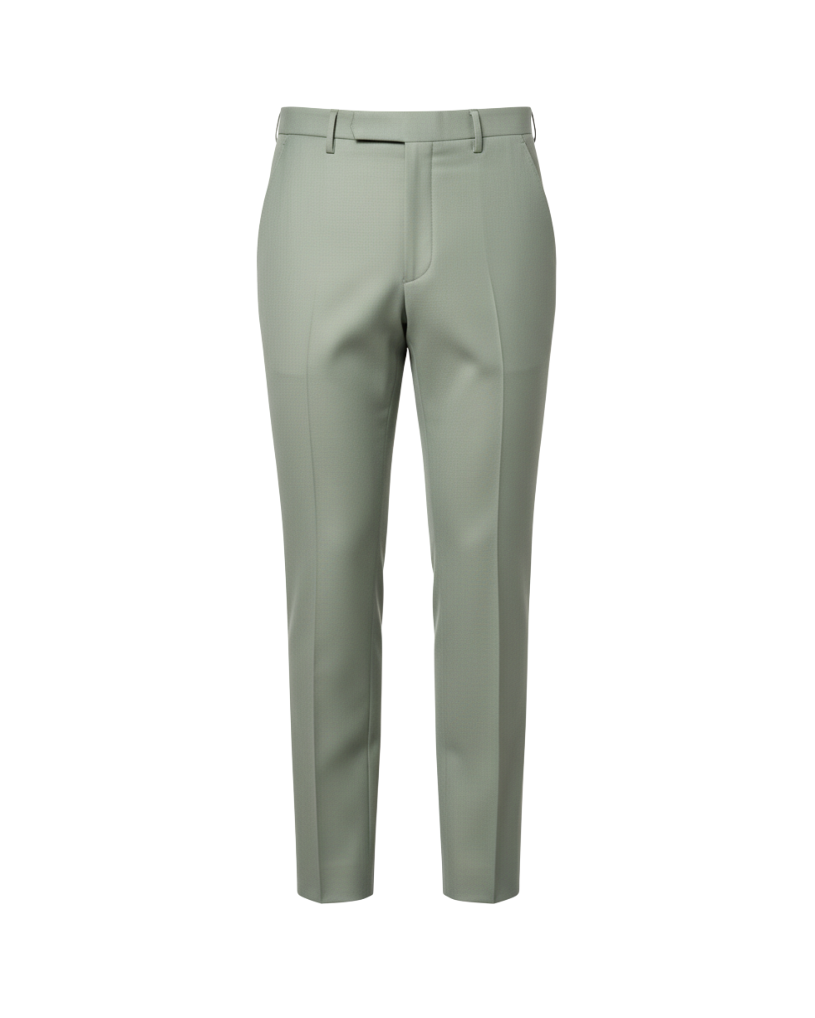 Tailory Sage Flat Front Trouser front view