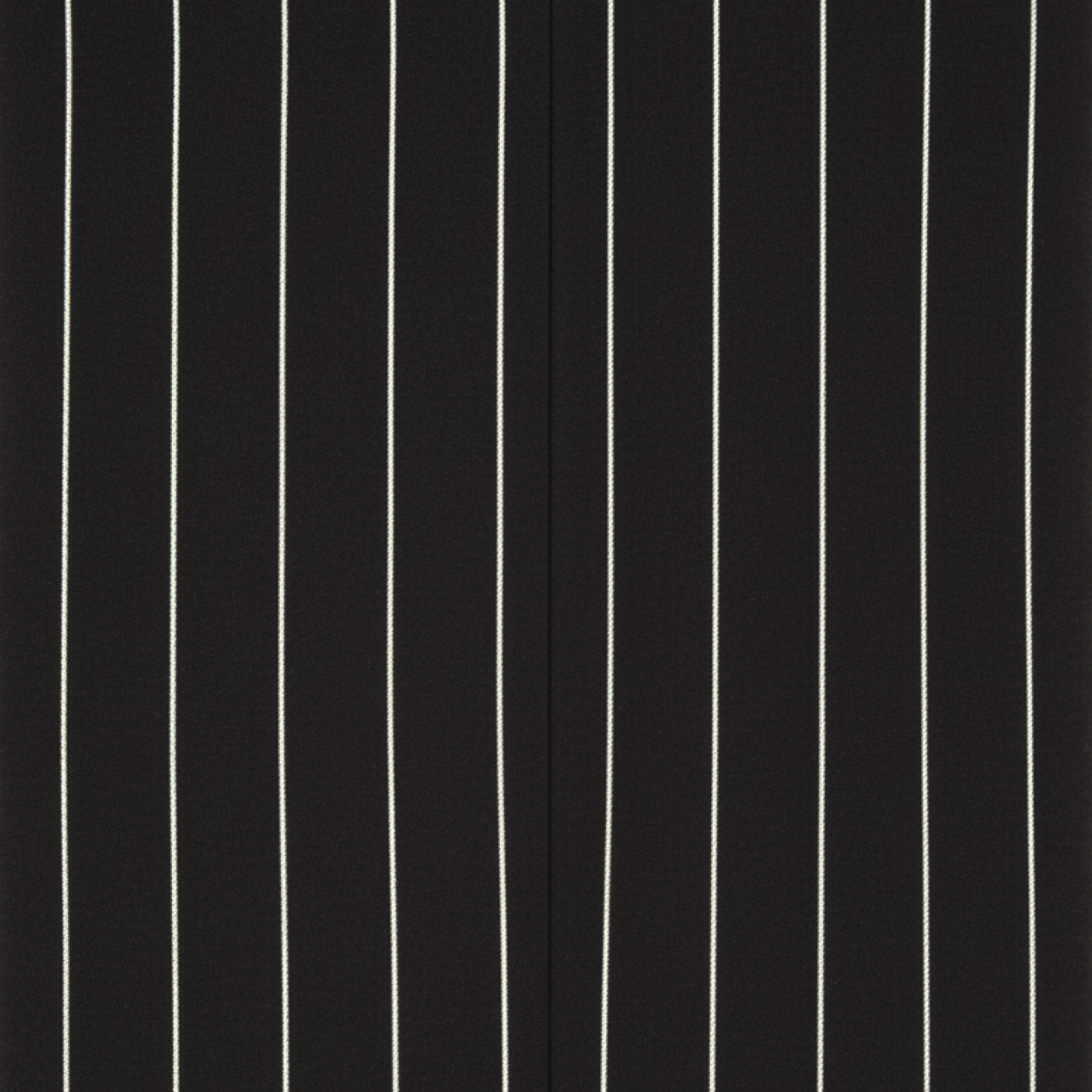 Tailory black pinstripe wide-leg trousers detailed view