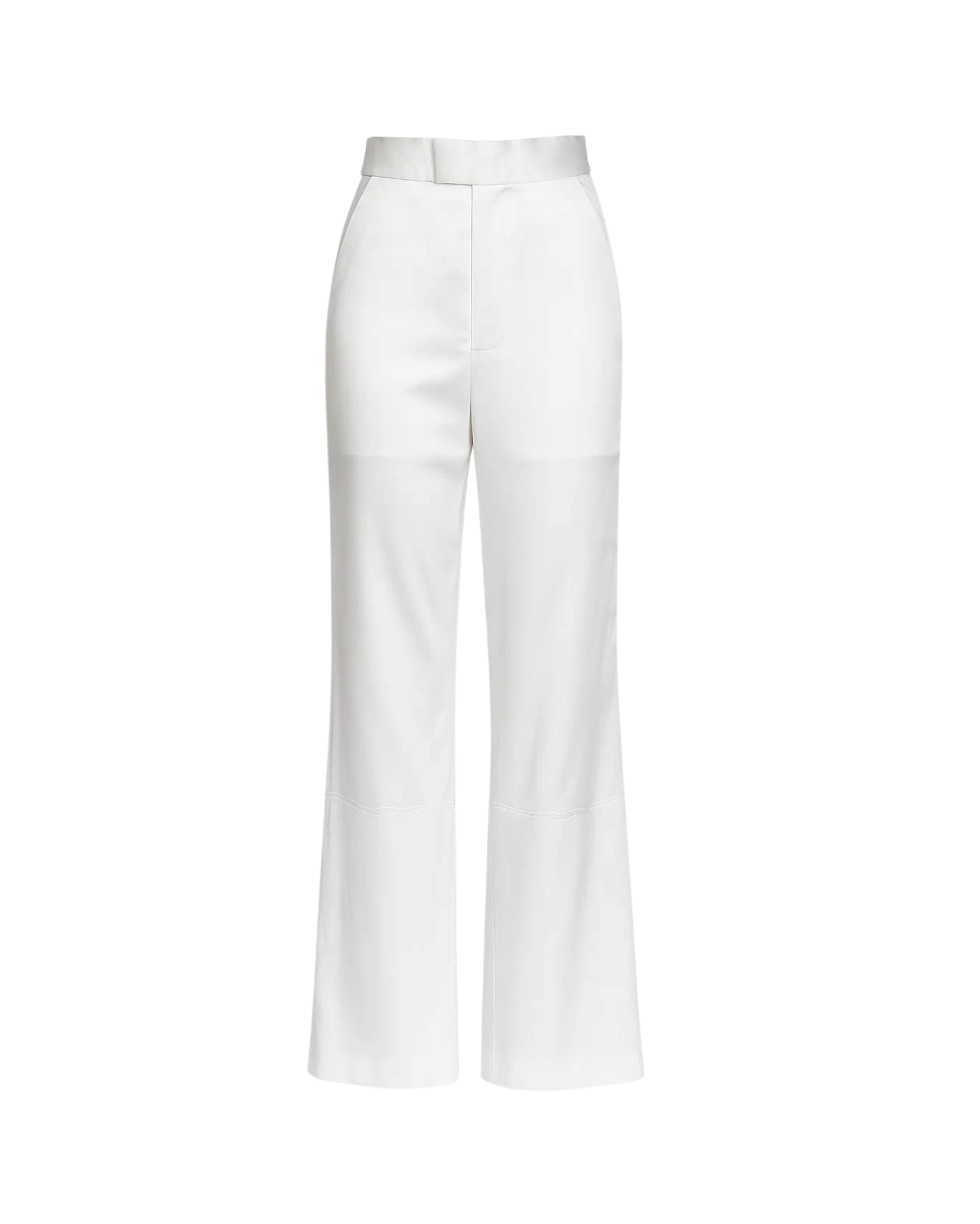 Tailory white wide-leg tailored trousers front view