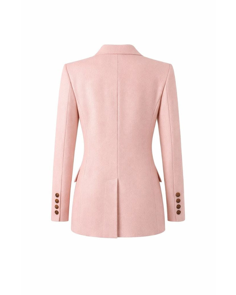 Tailory blush pink tailored two-piece suit back view