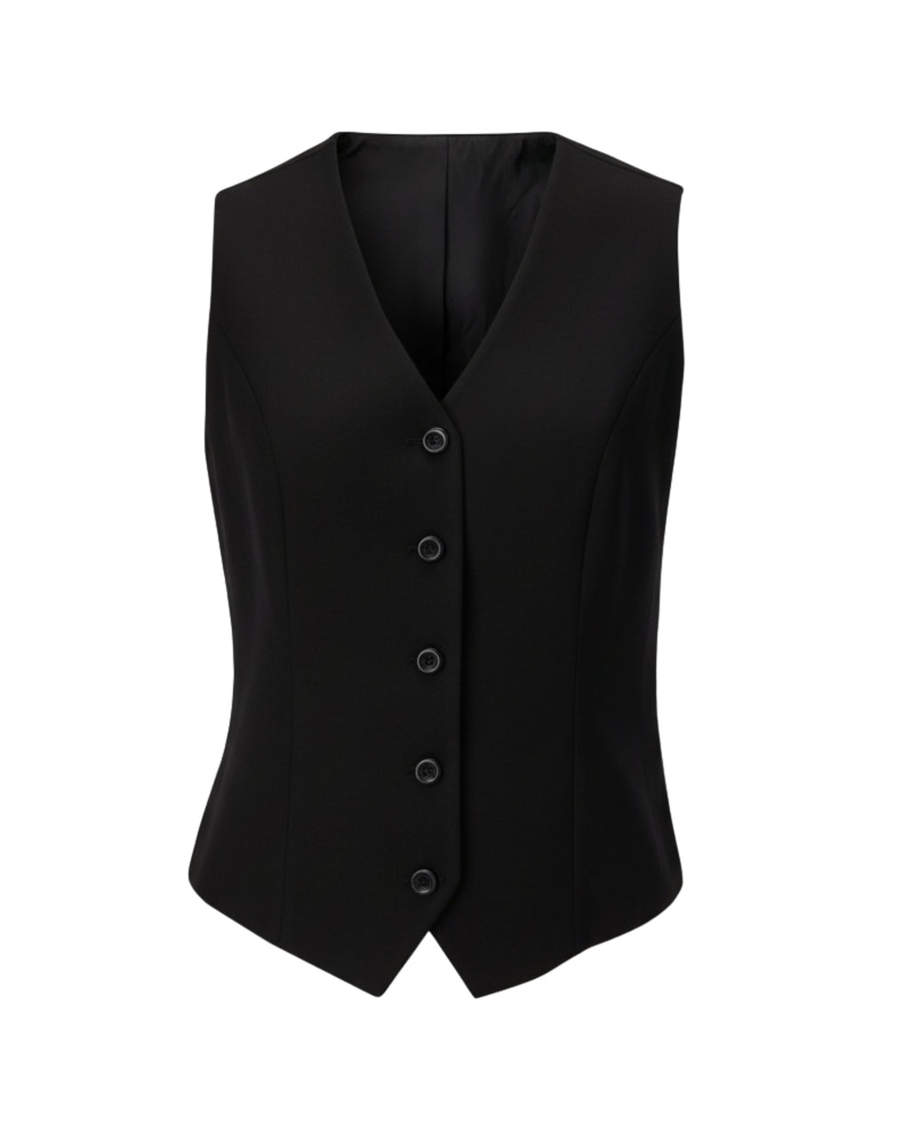 Black Formal Tailored Vest