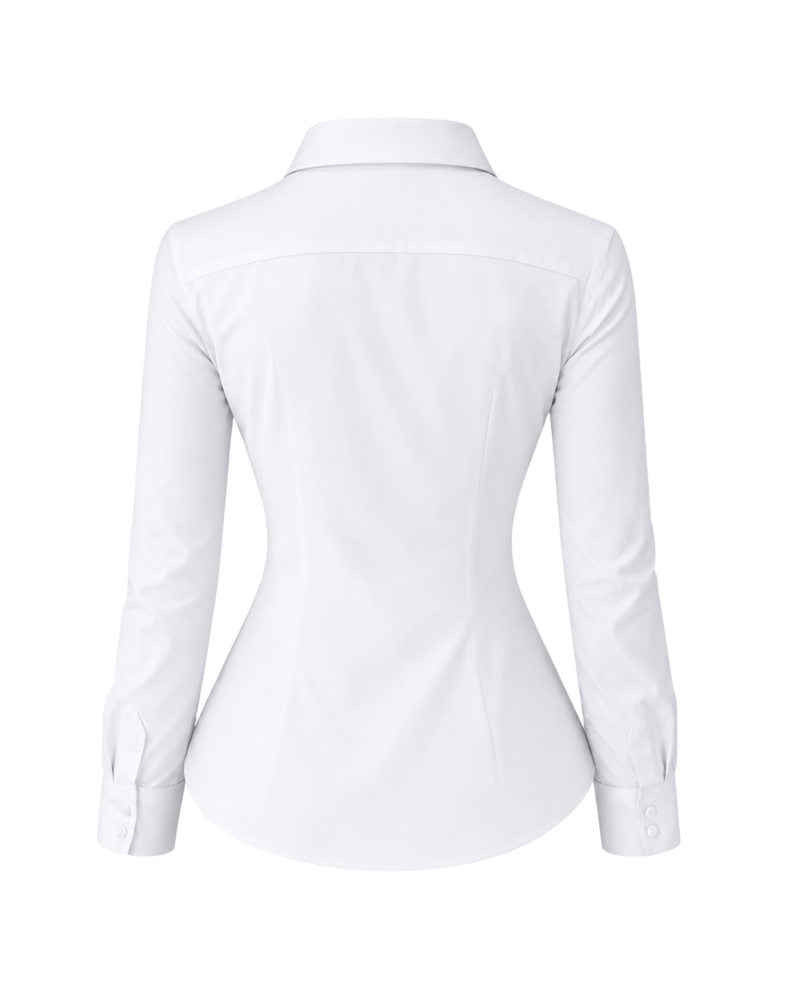 White shirt on a white background