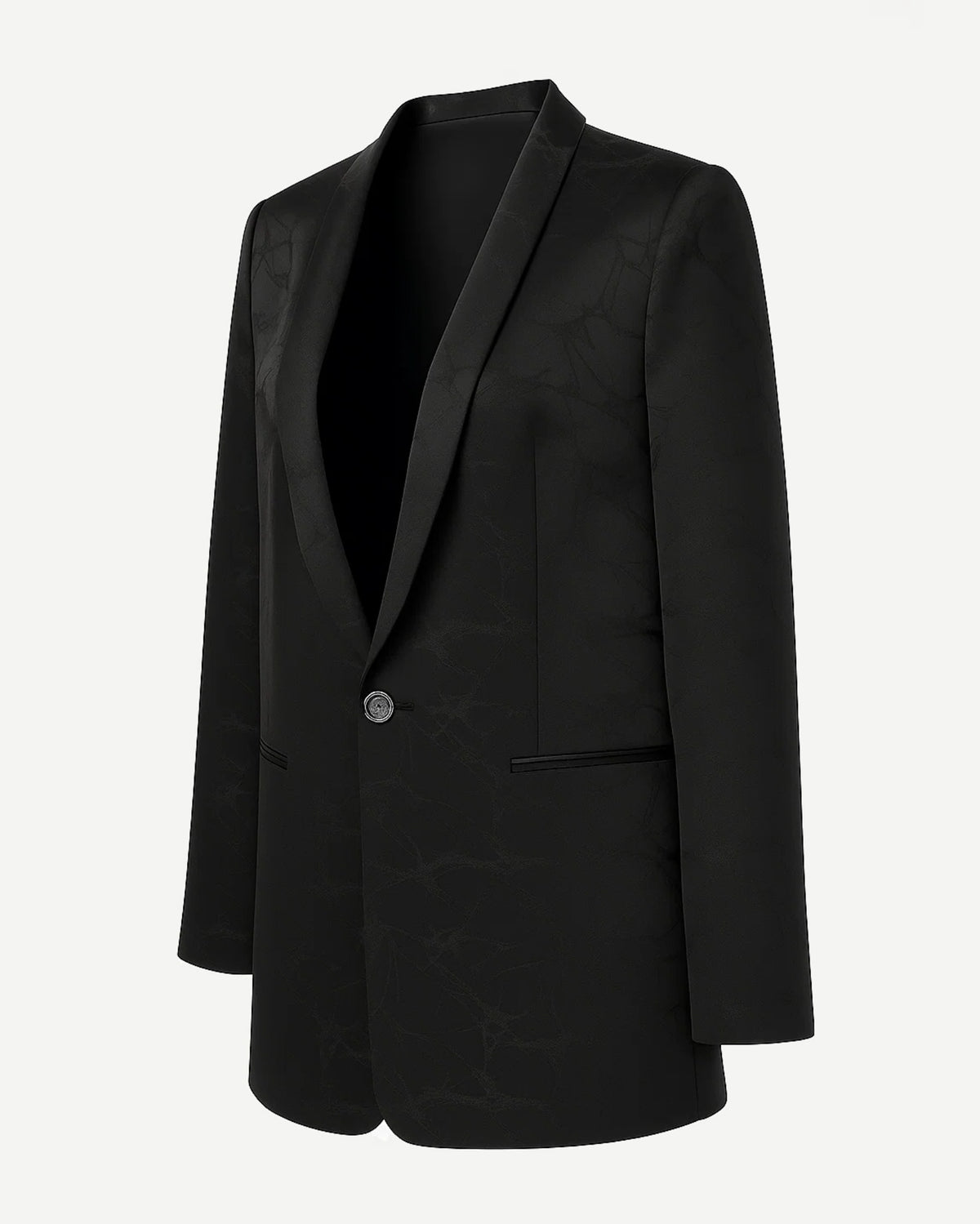 Black blazer on a white background