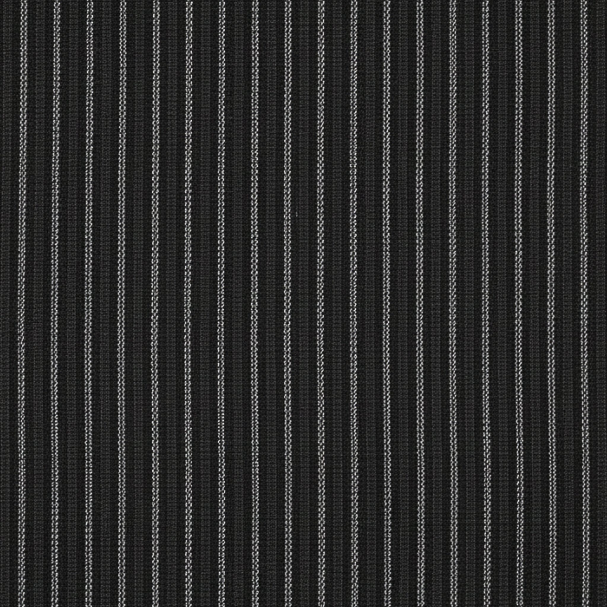 black_pinstripe_wool_blend_fabric_swatch