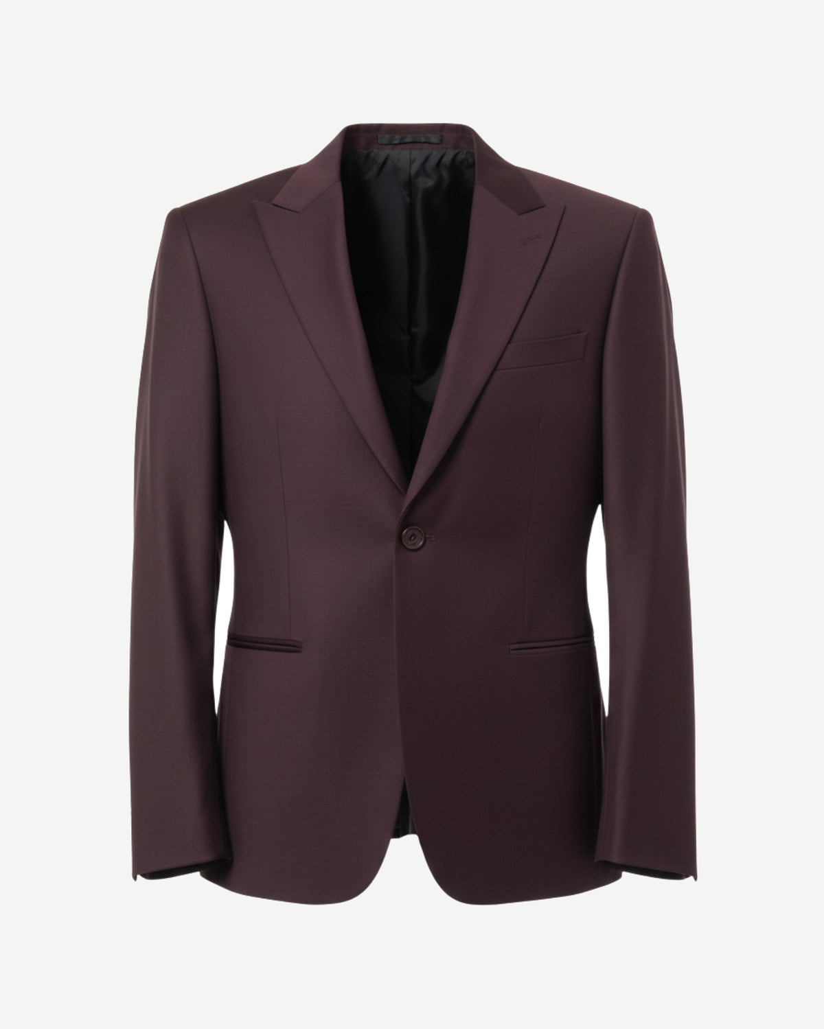 Tailored Blazer Burgundy SingleButton FrontView