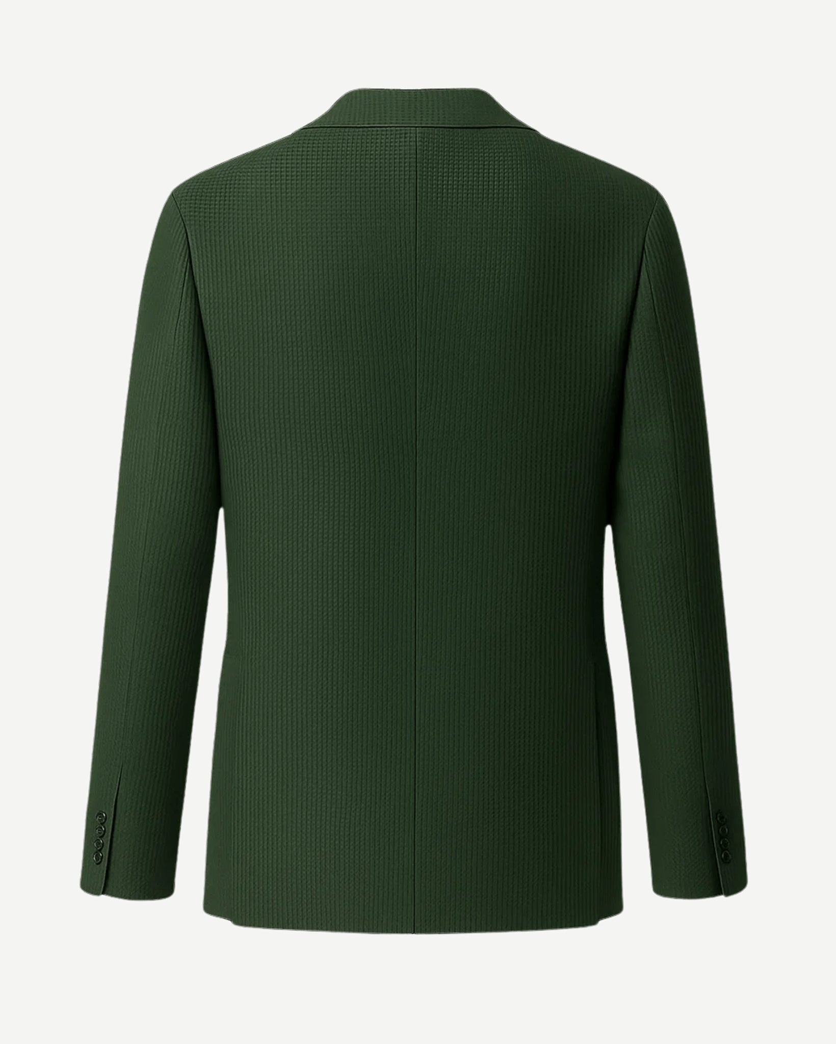 Tailory green textured wool sport coat back view