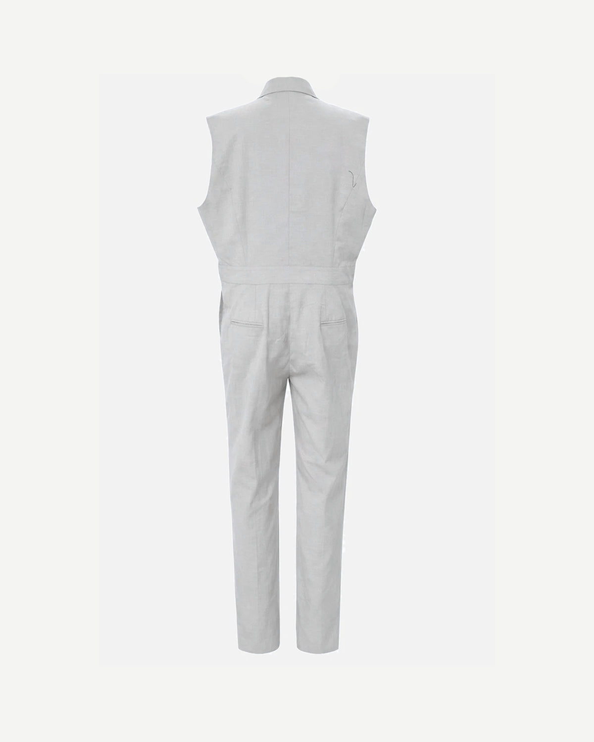 Tailory_Jumpsuit_GreyLilac_Tailored_Sleeveless_BackView