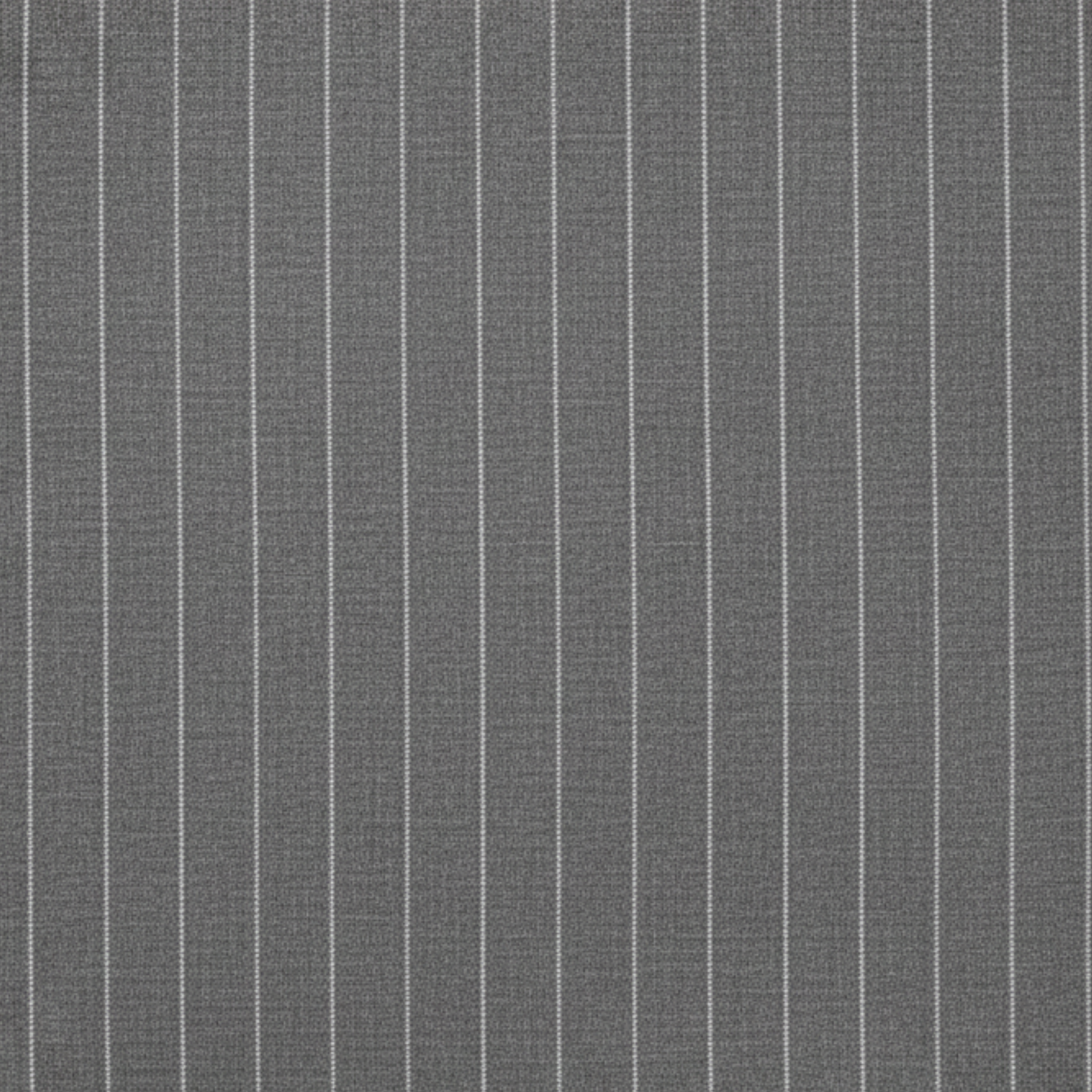 Tailory grey pinstripe suiting fabric swatch