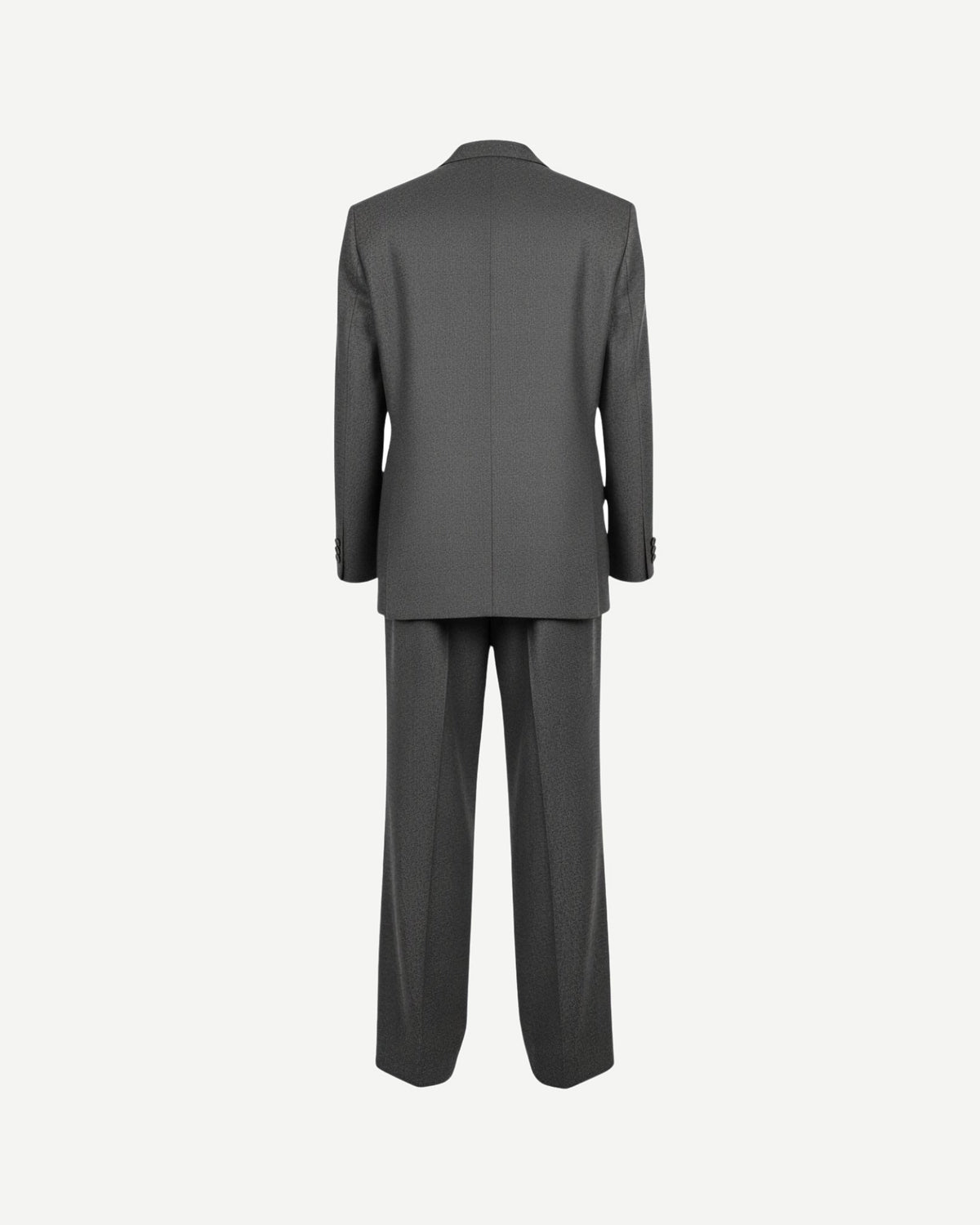 Tailory heather charcoal oversized suit set back view
