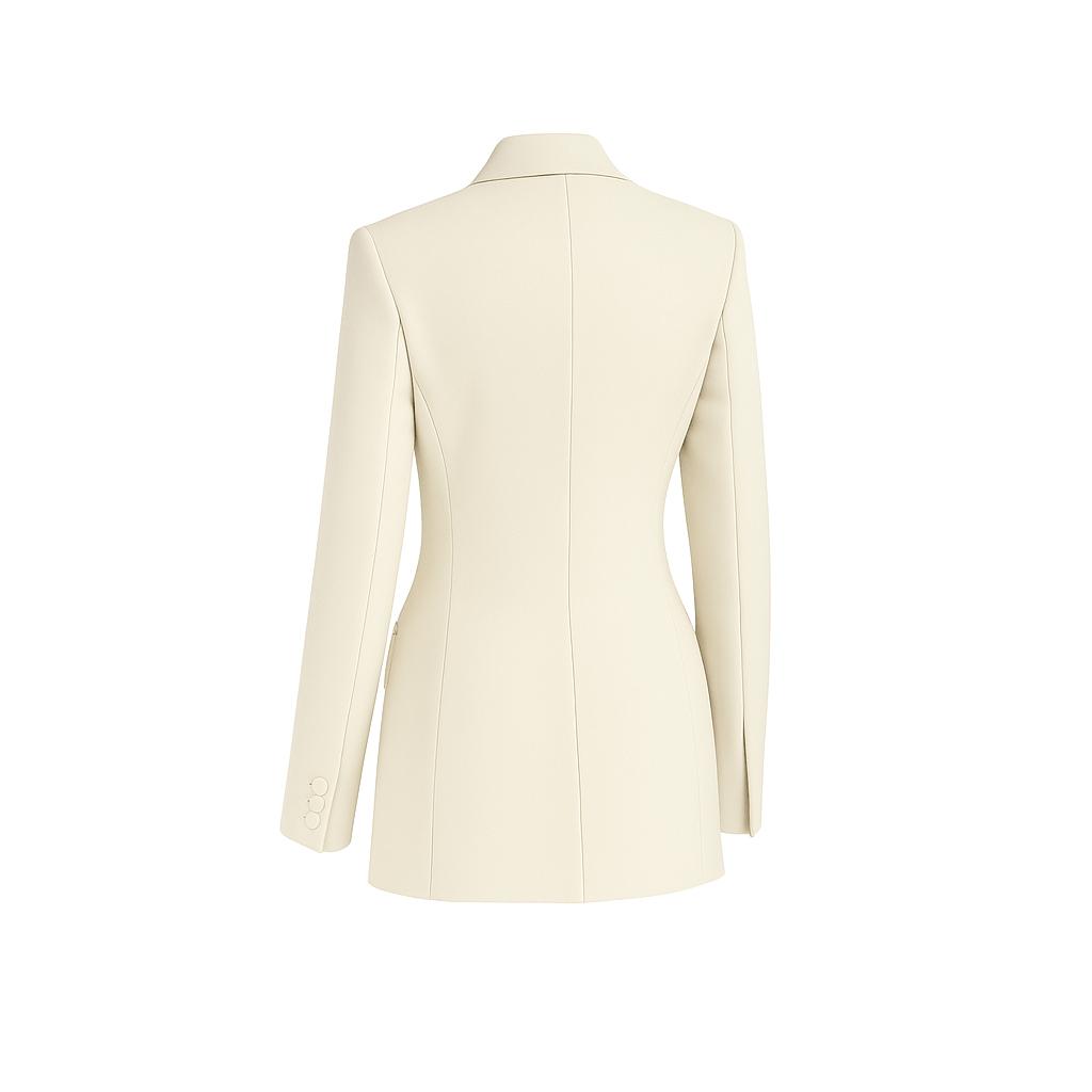 Ivory Loro Piana Women's City Hall Wedding Blazer - Blazer - The Tailory New York