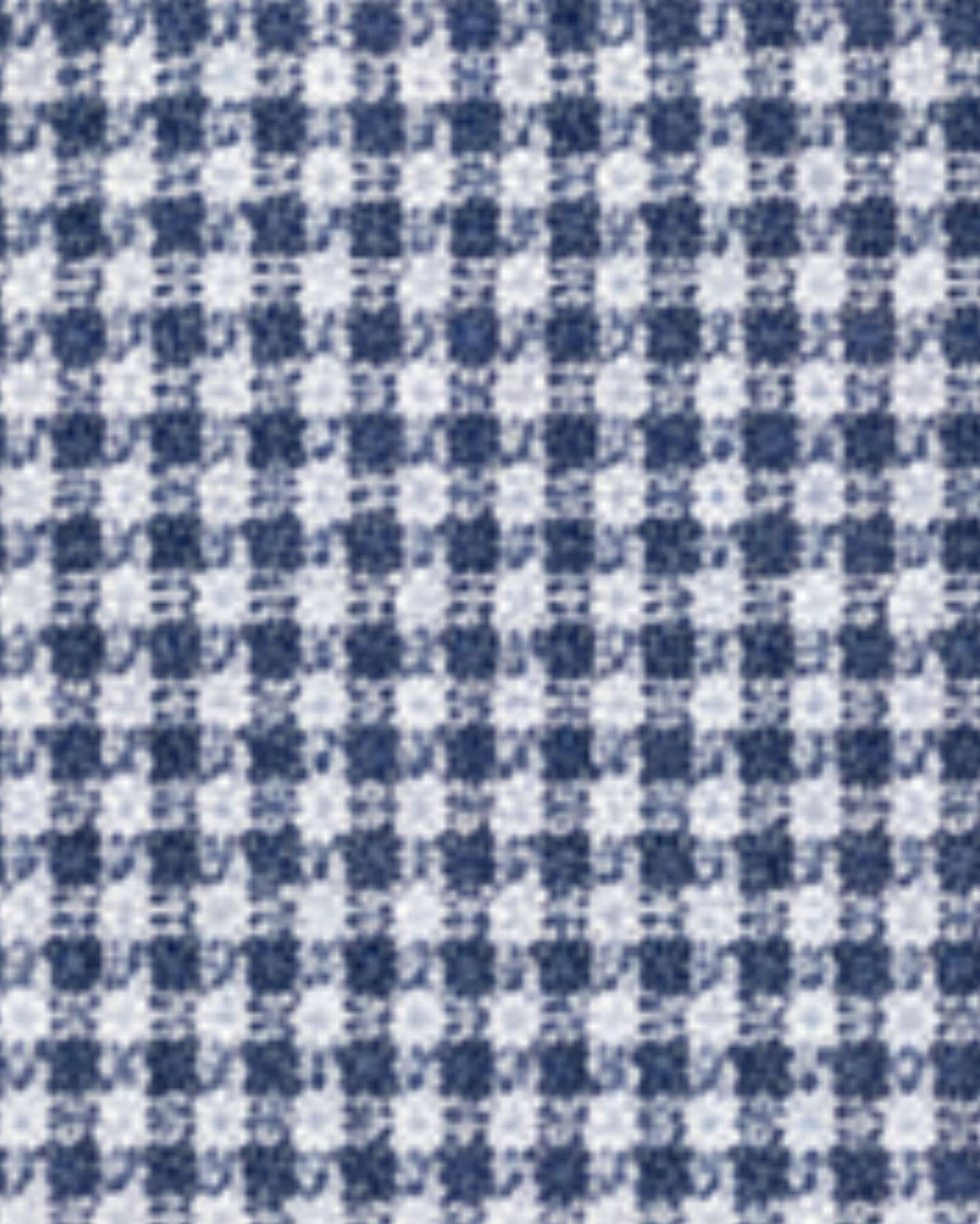 Tailory light blue white micro-gingham fabric swatch with crisp cotton texture and button-front detailing