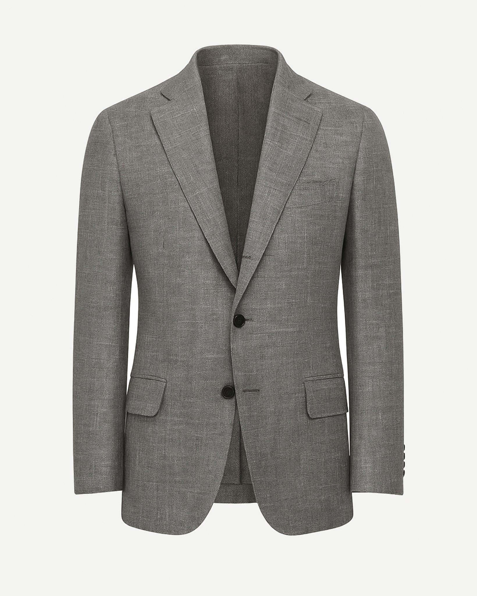 Tailory stone Loro Piana lightweight summer blazer front view