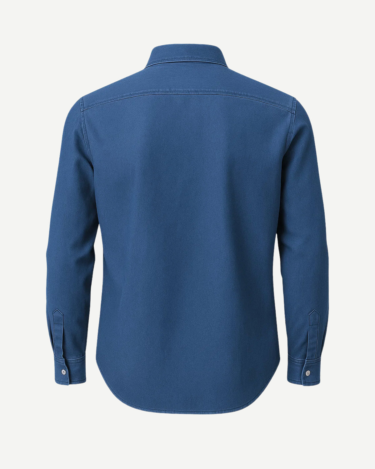 the-tailory-new-york-mens-blue-denim-casual-shirt-back.