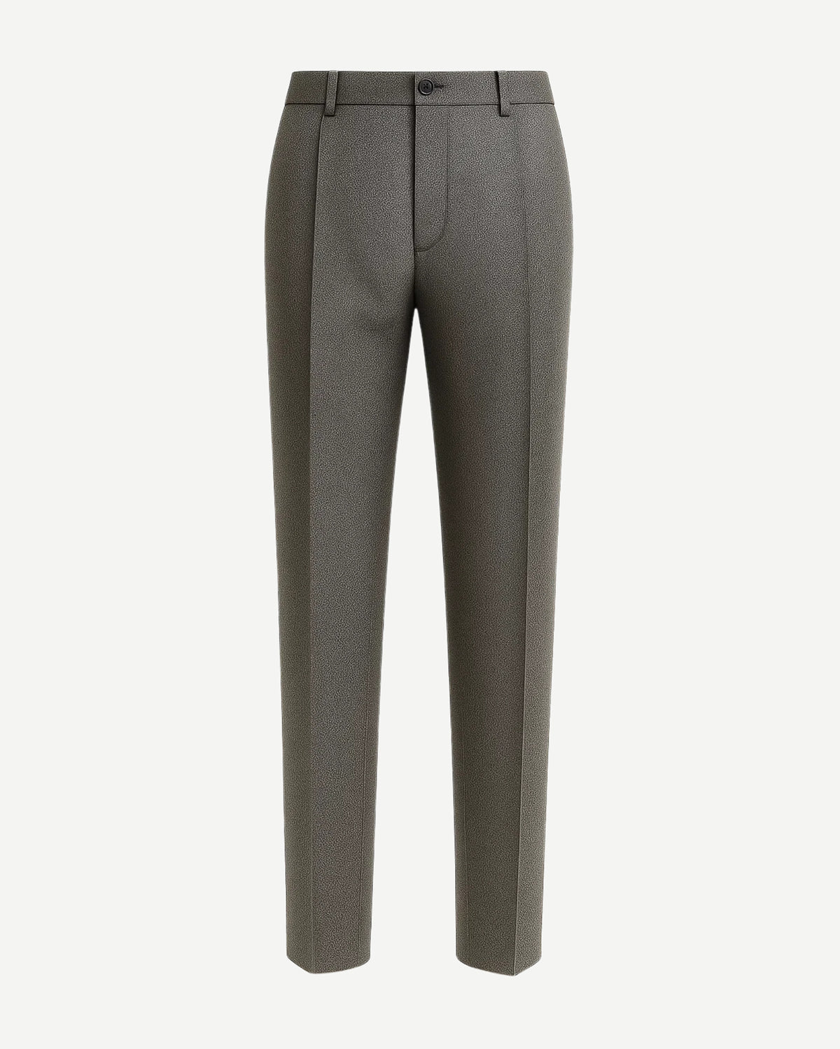 Men's Charcoal Gray Dress Pants Trousers featuring a tailored slim fit with a flat front, belt loops, and a smooth finish for refined formal and business wear.
