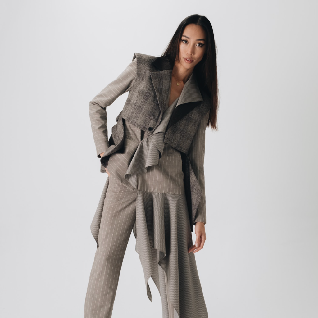 trousers and blazer model pic
